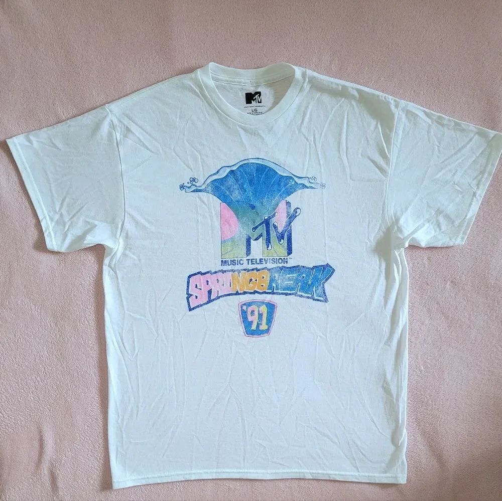 MTV🎶📺 Spring Break '91 Graphic Tee👕 - NWOT